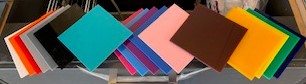 A wide array of colour choices for the kitchen splashbacks!